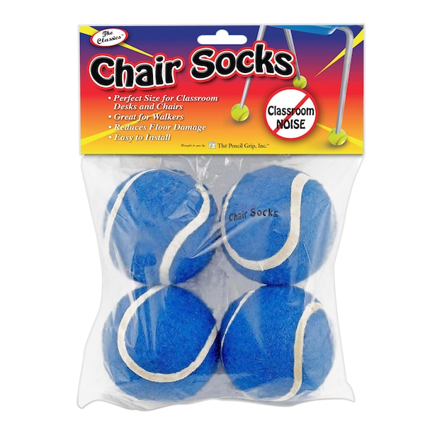 The Pencil Grip Chair Socks, Blue, PK144 TPG-233 - main
